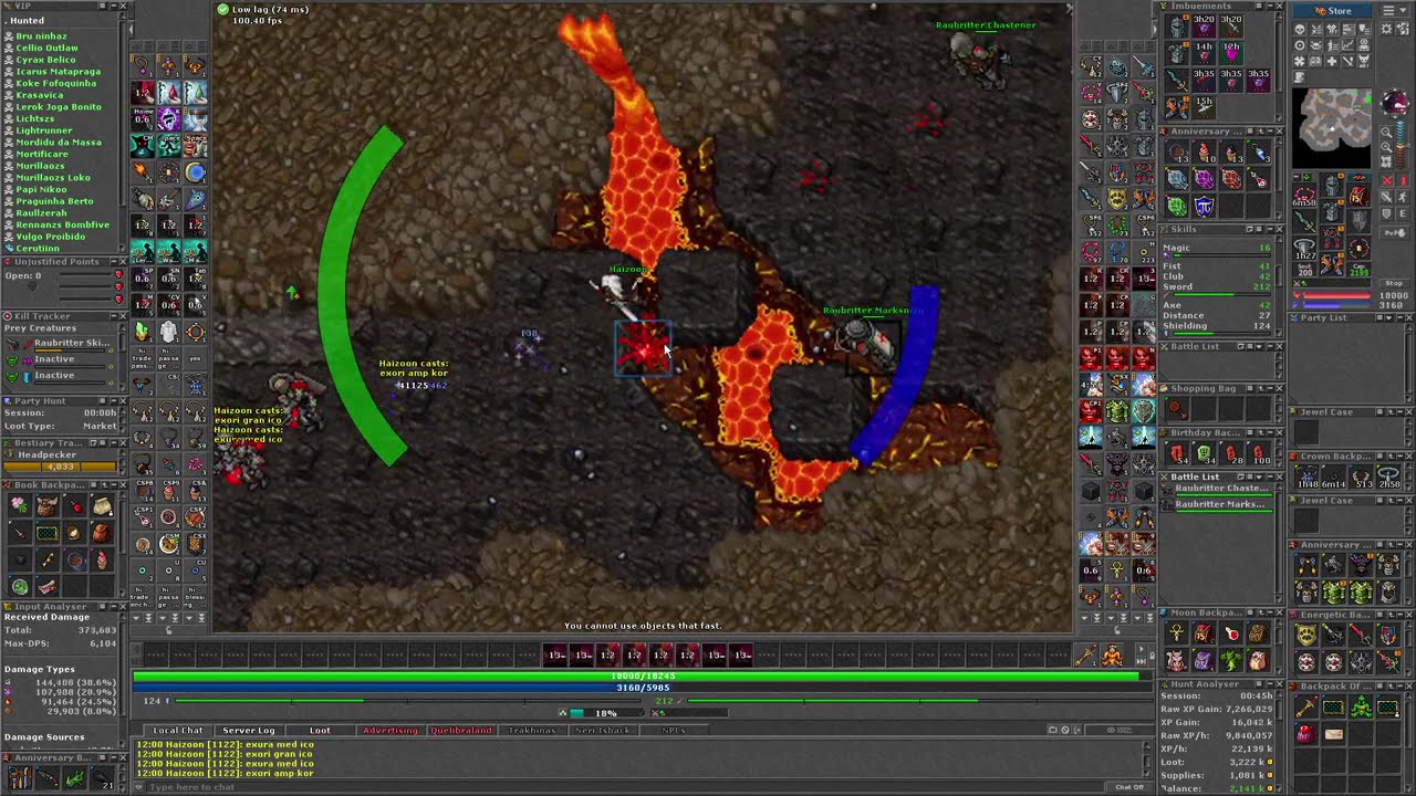 Raubritter Bloodfire Gorge - EK 1122 SOLO Raw Peak 11.1kk +Crypt Slicer #ekview