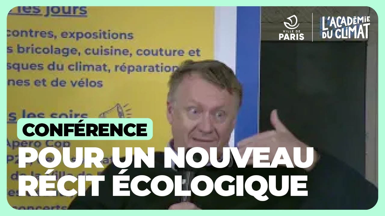 Pour un nouveau récit écologique