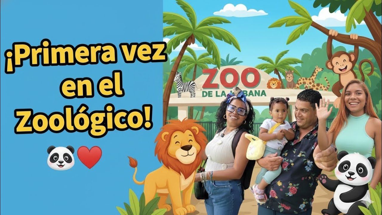 Así es el Zoológico de La Habana🐒🦁/Mi primera visita,animales increíbles y paseo en familia Cuba🇨🇺