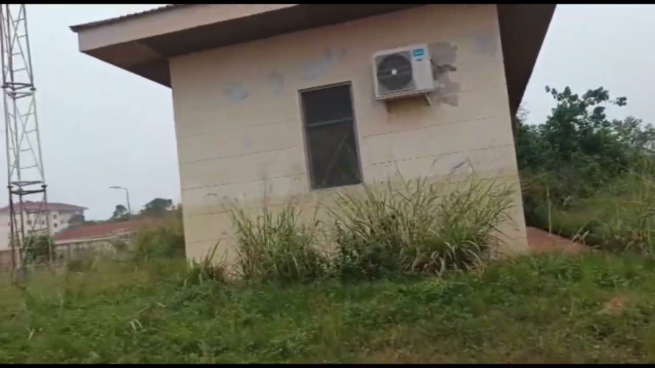 Weeds take-over Ashanti Regional Hospital located at Sewua