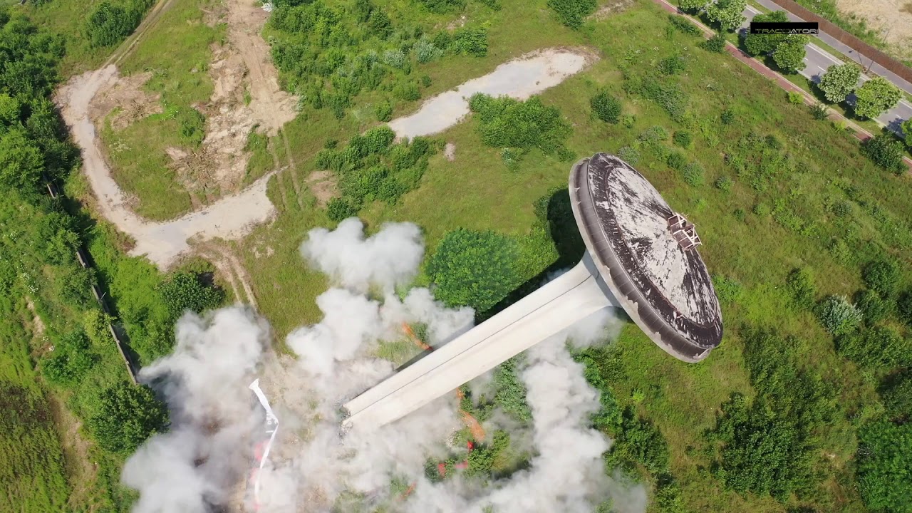DSG DEMOLIZIONE TORRE PIEZOMETRICA QUARTIERE ADRIANO (MI) - DRONE TRACCIATORI