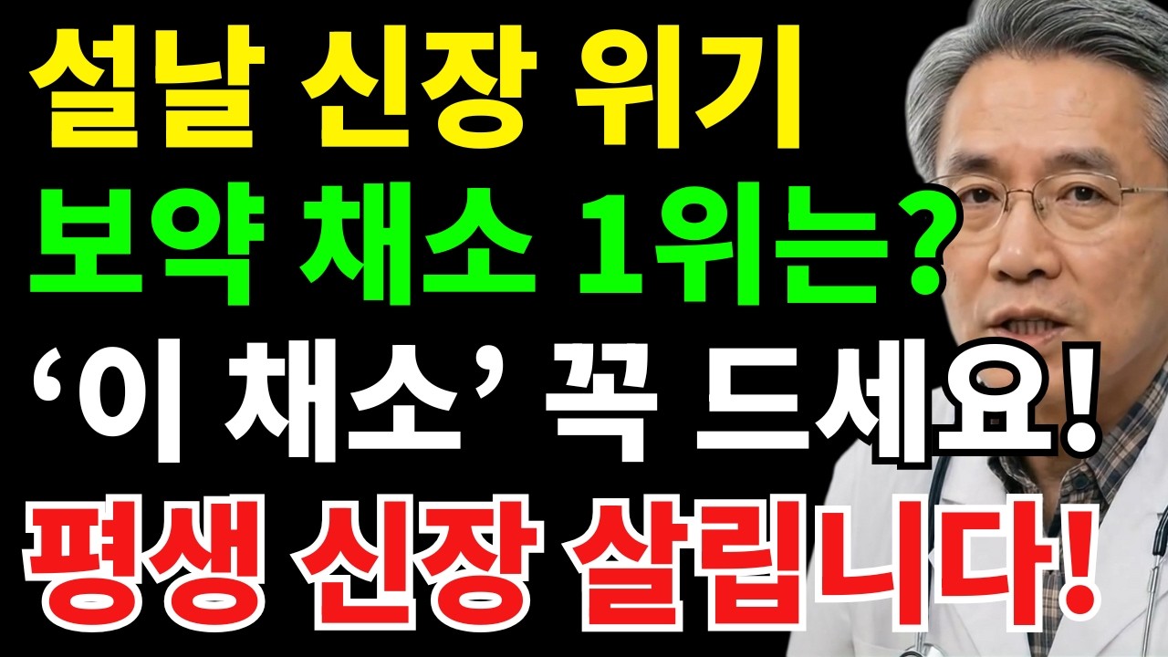 의사가 알려주는 설날 신장 보약 뿌리채소 TOP 3와 올바른 섭취법 | 시니어건강