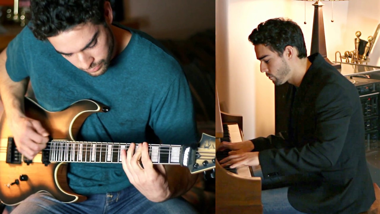Piano vs Guitar 2!!!~Chopin's Fantasie Impromptu