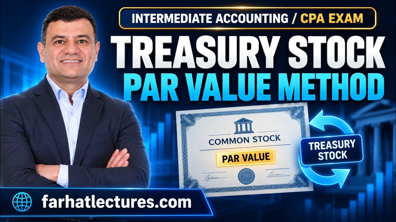 Treasury Stock Par Value Method  CPA Exam
