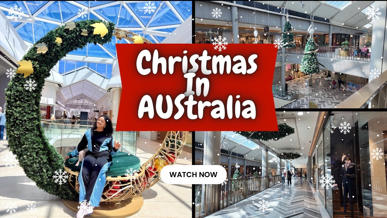 What Christmas Looks Like in Australia🇦🇺 /Beautiful Mall Decorations 🌲🌺