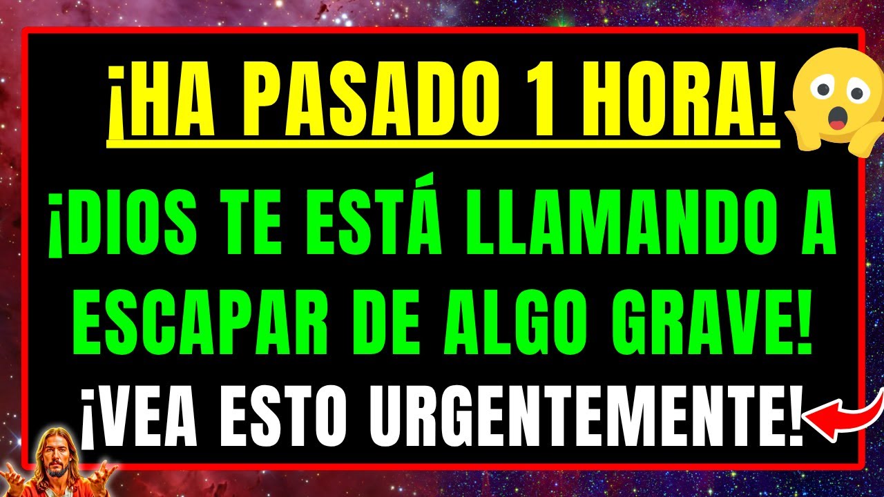DIOS DICE: ¡TE HE ESTADO LLAMANDO POR 1 HORA! ¡Tienes Que Escapar de Esta Amenaza! ¡Responde Jesús!