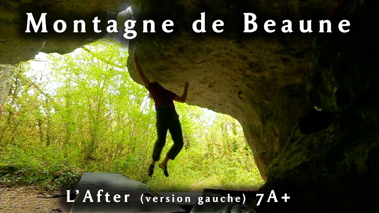 L'After (version gauche) 7A+ // Burgundy's Bouldering Quest