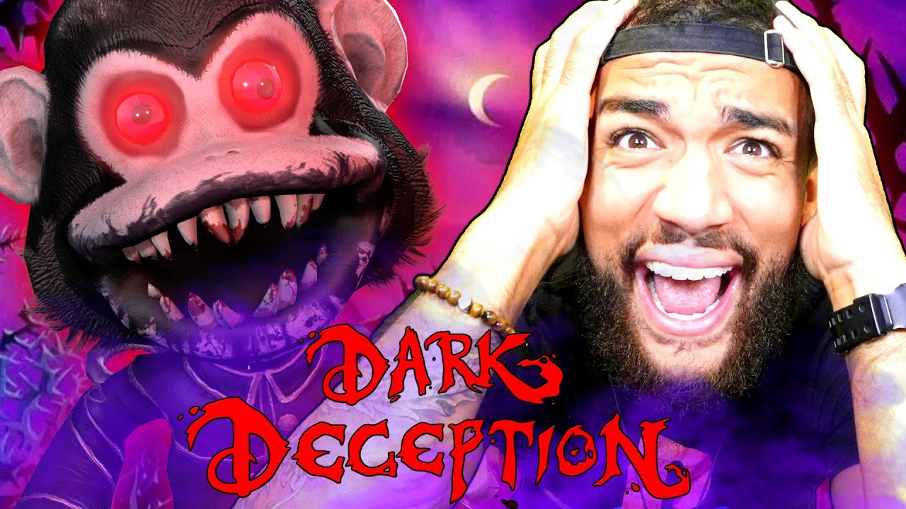 Three Idiots Play DARK DECEPTION (Do NOT Return To MONKE) 💀