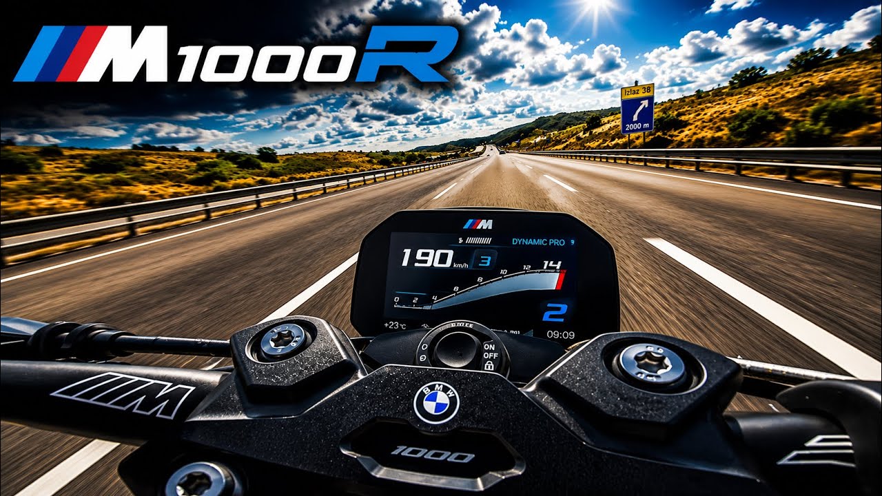 2023 BMW M1000R – Full Throttle on the Autobahn! 🔥