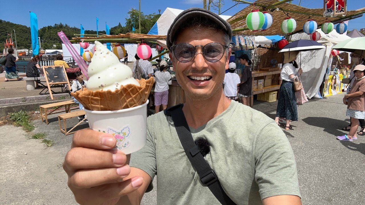 Japanese Street Food Market on Sado Island | Earth Celebration (Ogi)