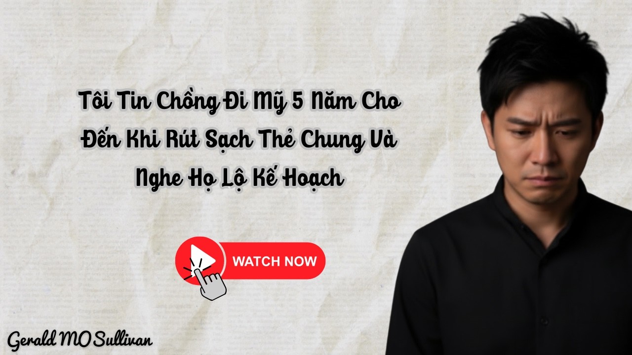 Tôi Tin Chồng Đi Mỹ 5 Năm Cho Đến Khi Rút Sạch Thẻ Chung Và Nghe Họ Lộ Kế Hoạch