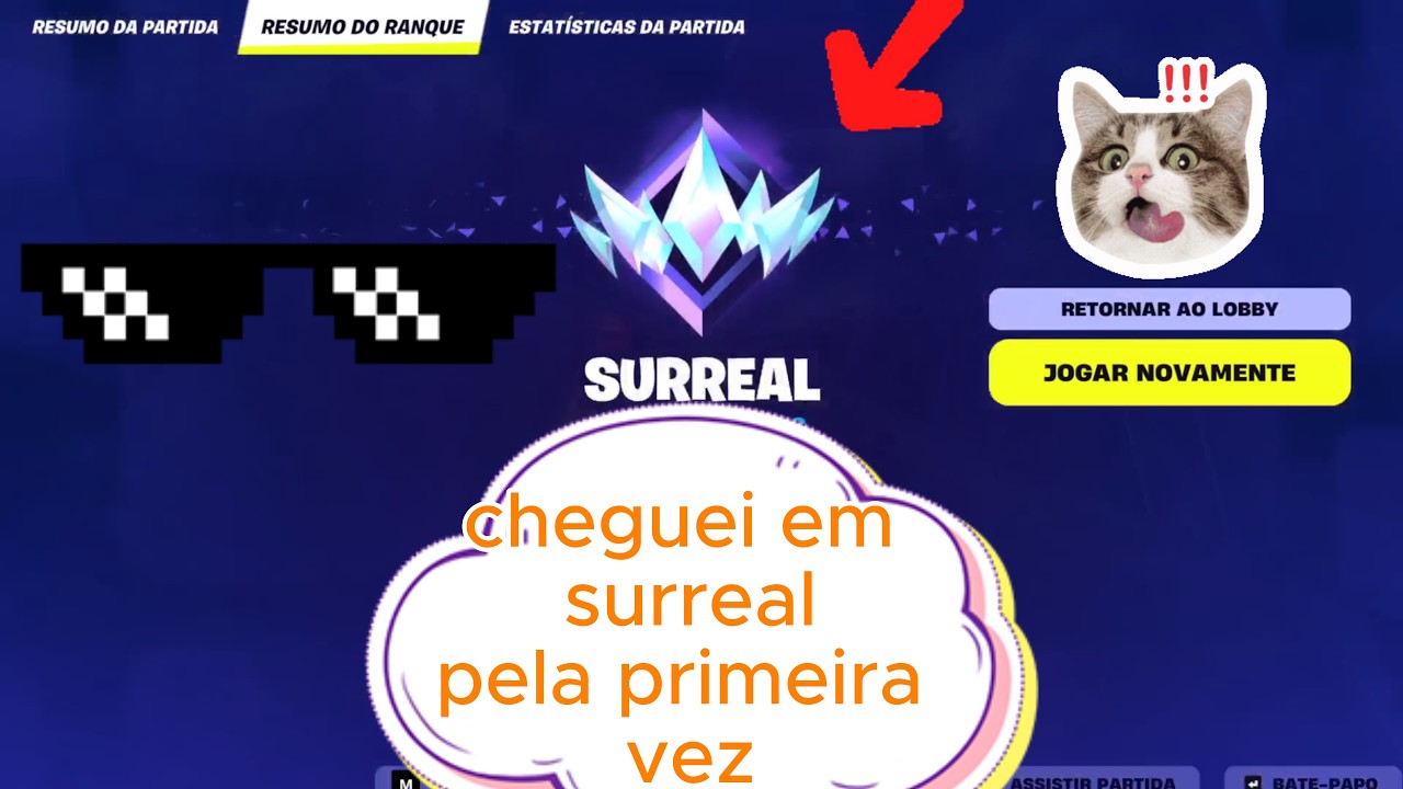 chegando em surreal pela primeira vez