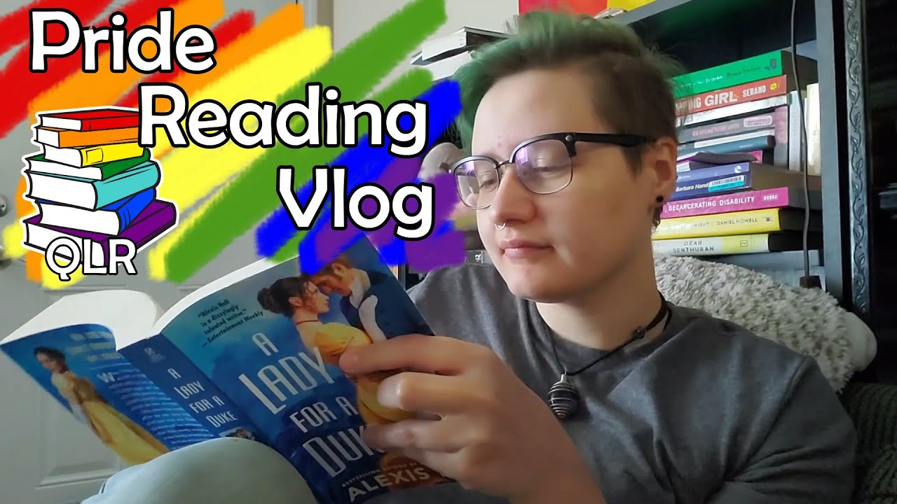 Pride Month Vlog || Queer Lit Readathon, Queer Romance, and more [CC]