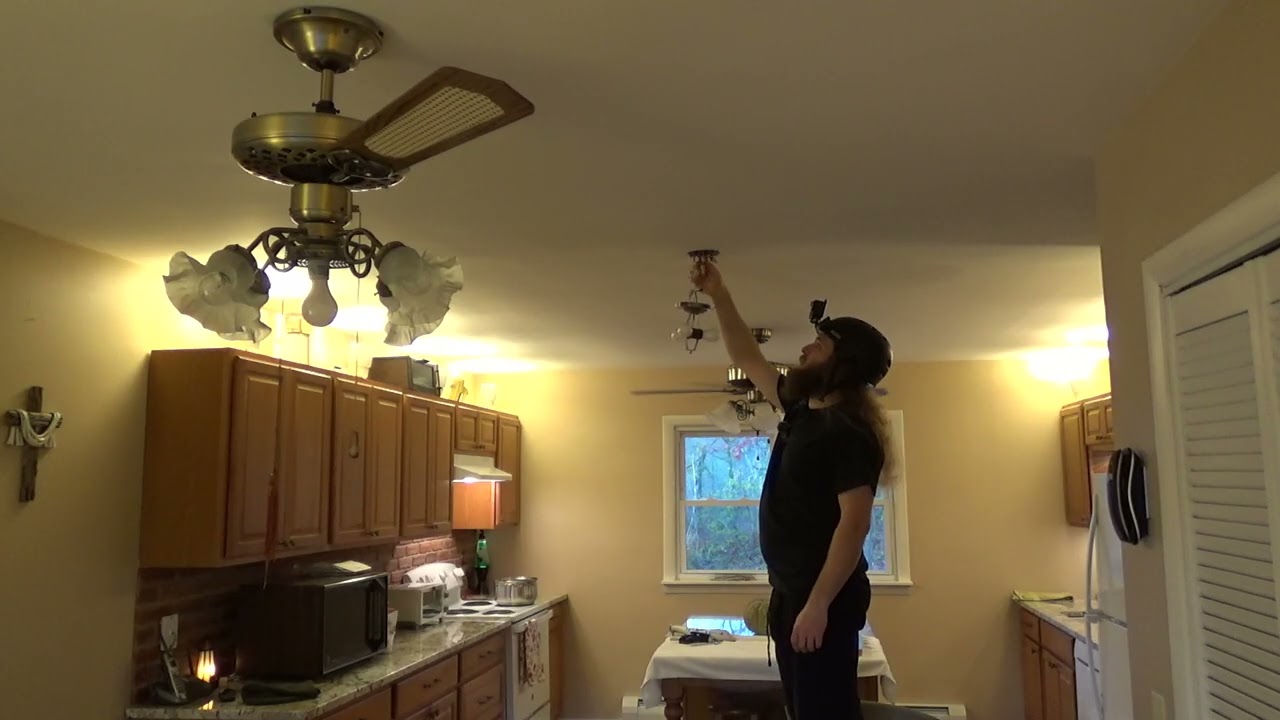 Ceiling Fan Shenanigans In The Kitchen: Installation Behind The Scenes, Improper Blade Numbers, Etc.