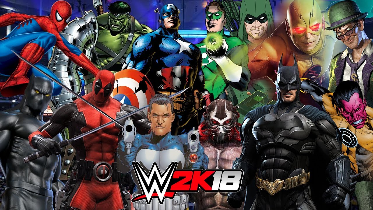 MARVEL VS DC | Royal Rumble WWE 2K18