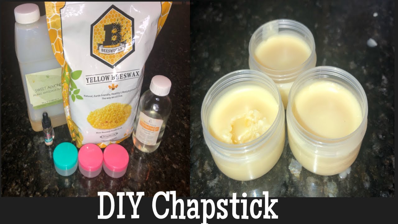 Easy DIY Chapstick/How To Make Chapstick With Beeswax