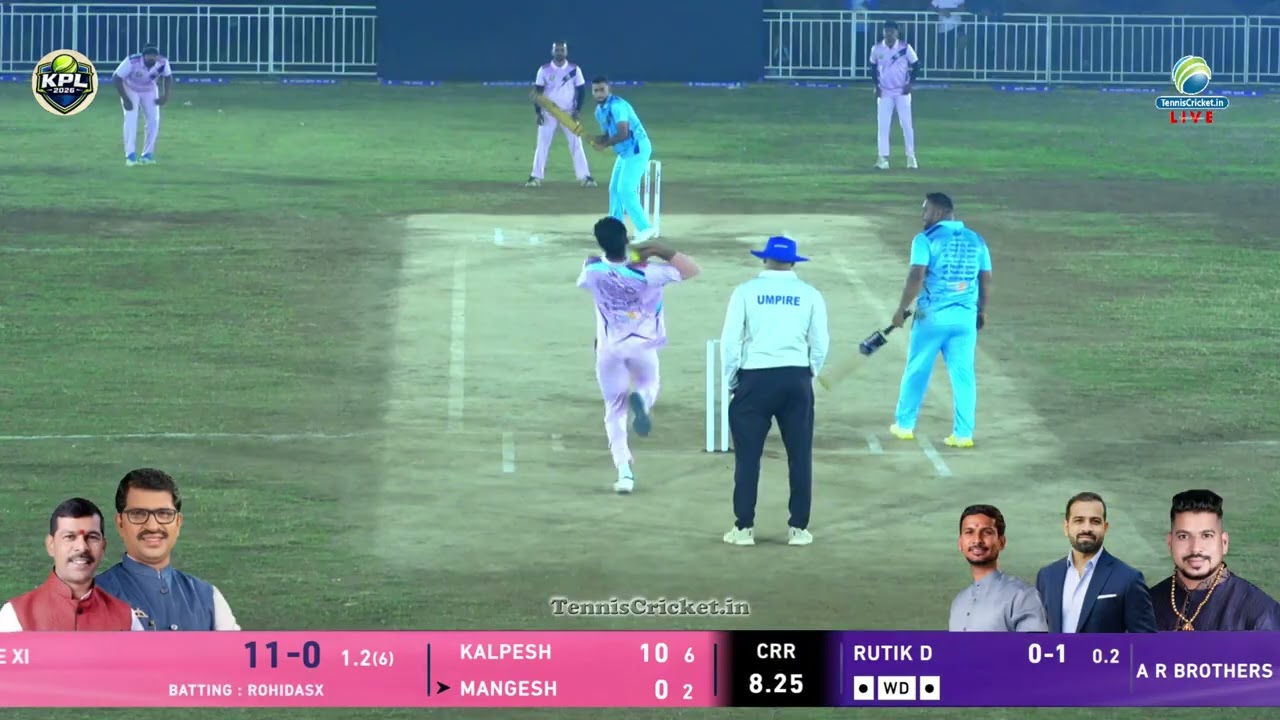 L. rohidas tikhande xi Vs A R Brothers Match | K P L 2026