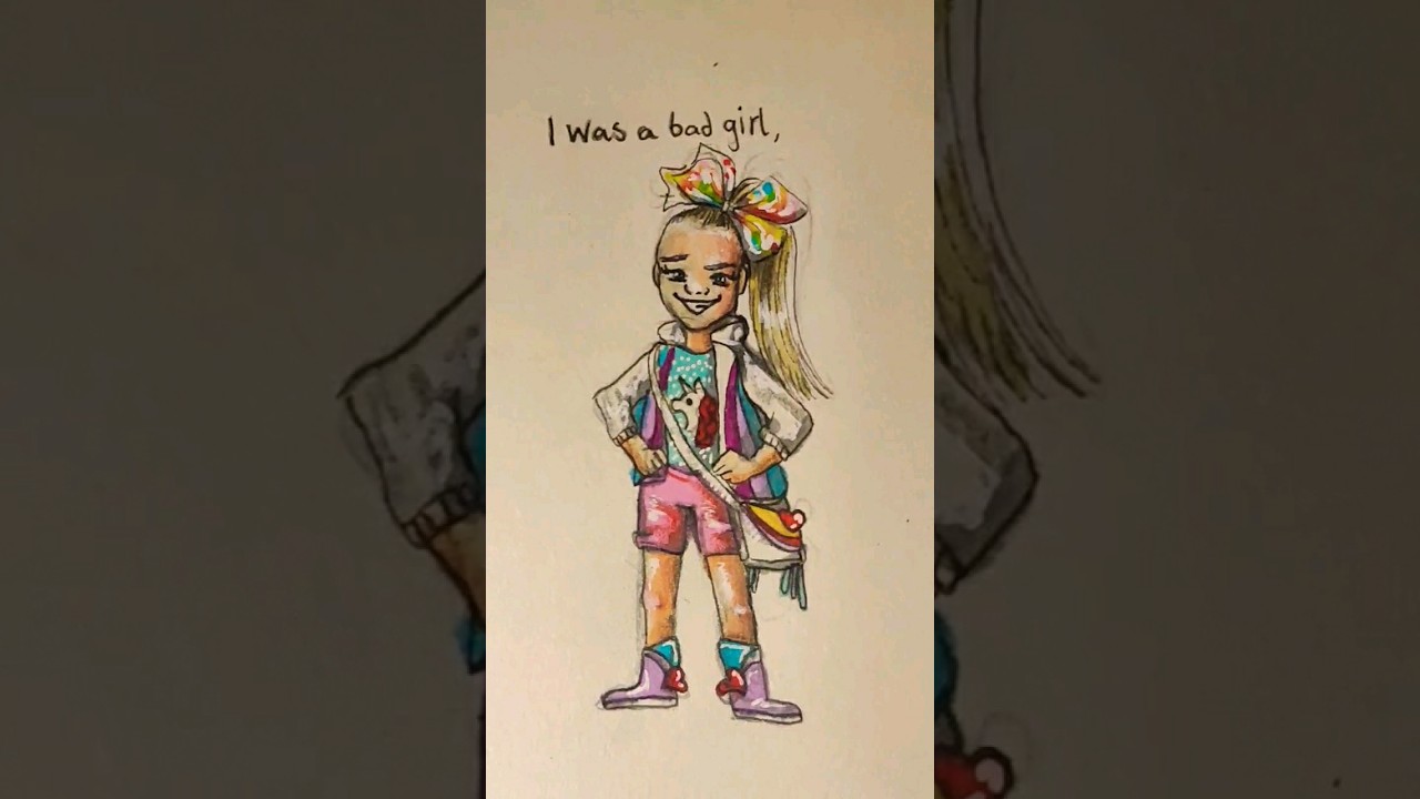 'I was a bad girl' - Lyric art 💀
