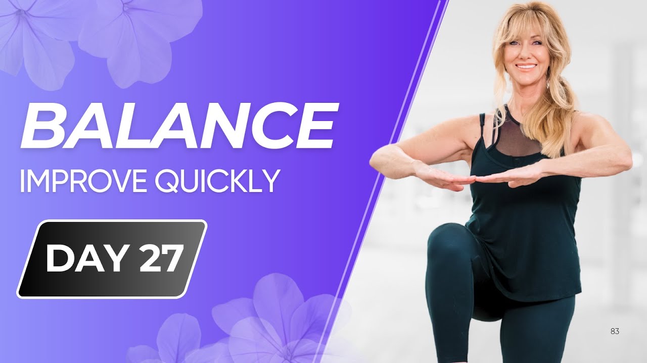 10 Minute Balance Workout Over 50 | Challenging But Doable! (Day 27) New Year Activation Challenge