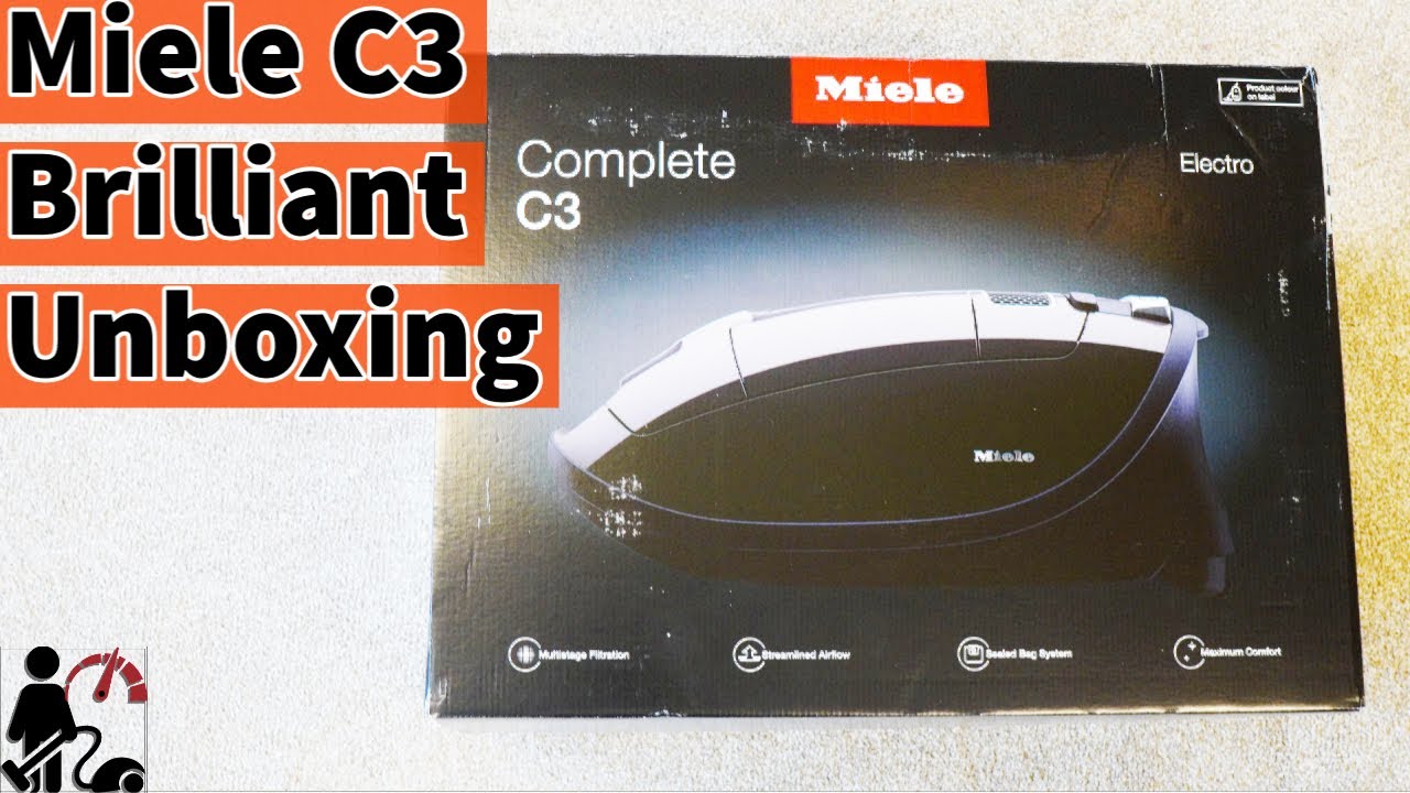 Распаковка и тестирование пылесоса MIele C3 Brilliant