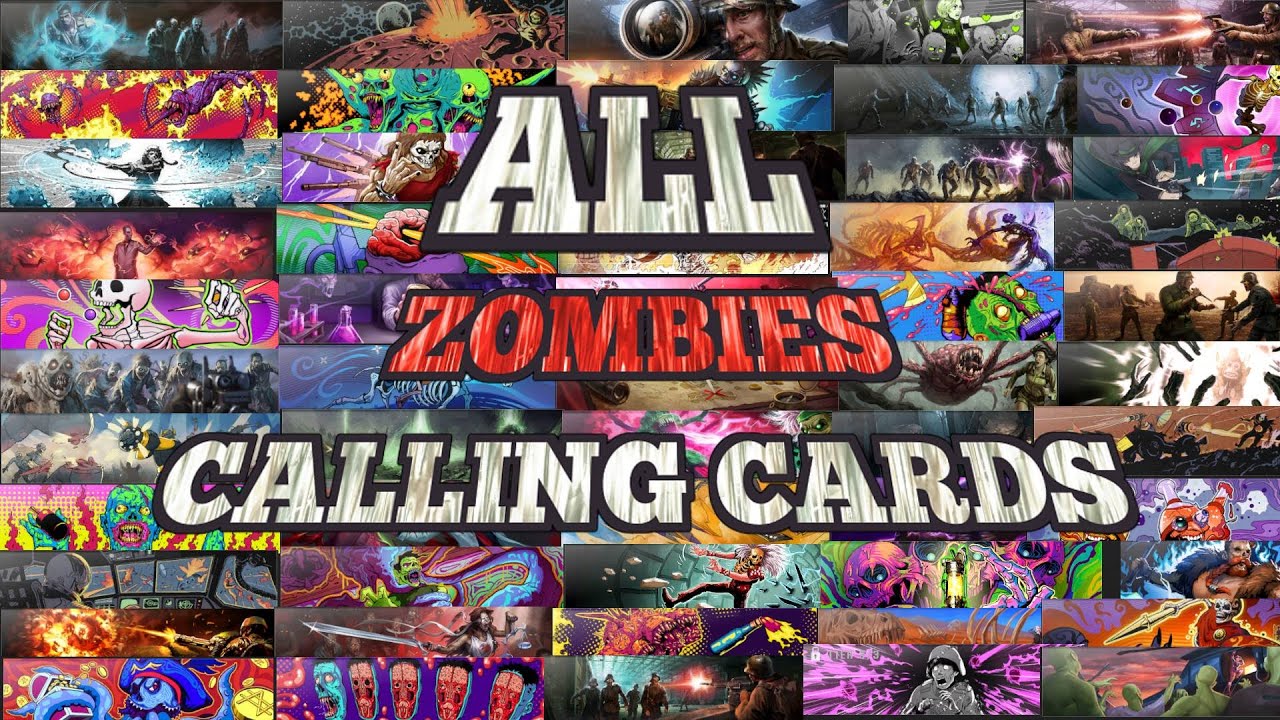 Black Ops 6 Zombies COMPLETE calling card guide