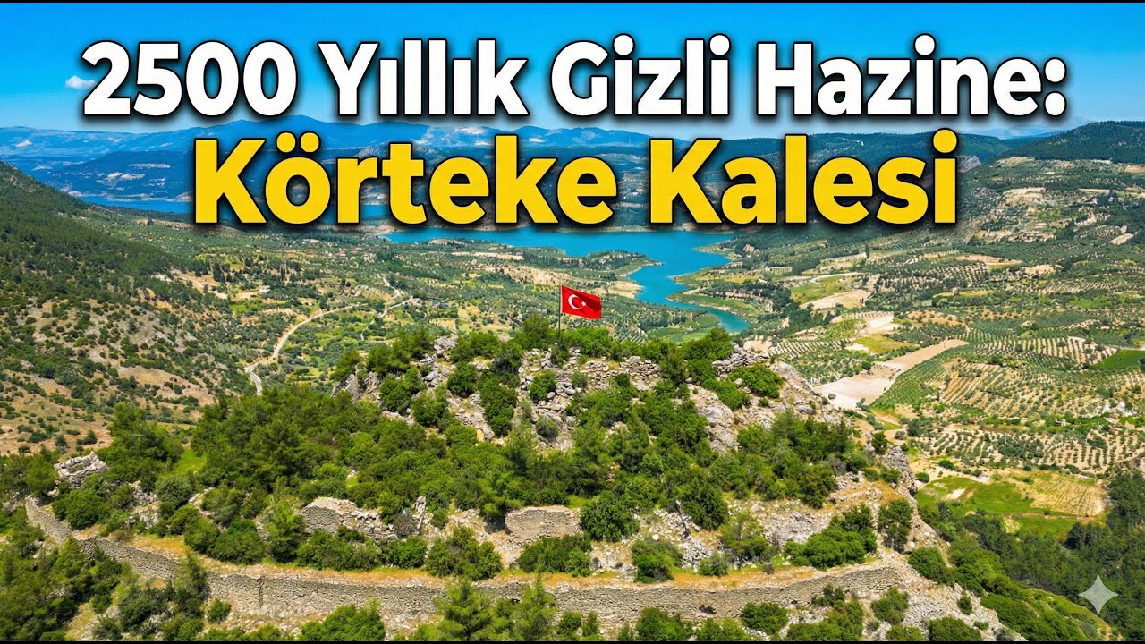 2500 Yıllık Gizli Hazine: Körteke Kalesi ve Örencik Köyü (Drone Çekimi)