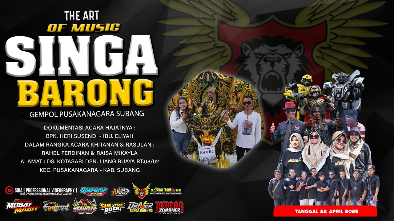 SINGA BARONG || PANORAMA VOC. YANTI || 22 APRIL 2025 || KOTASARI PUSAKANAGARA