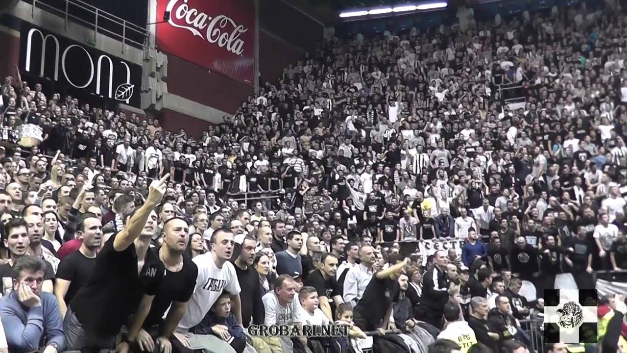 Grobari navijanje | Partizan - CSKA Moscow, 19.12.2013.