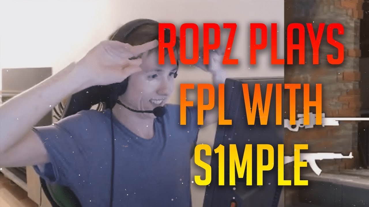 ROPZ PLAYS FPL WITH S1MPLE // BEST & FUNNY MOMENTS // 