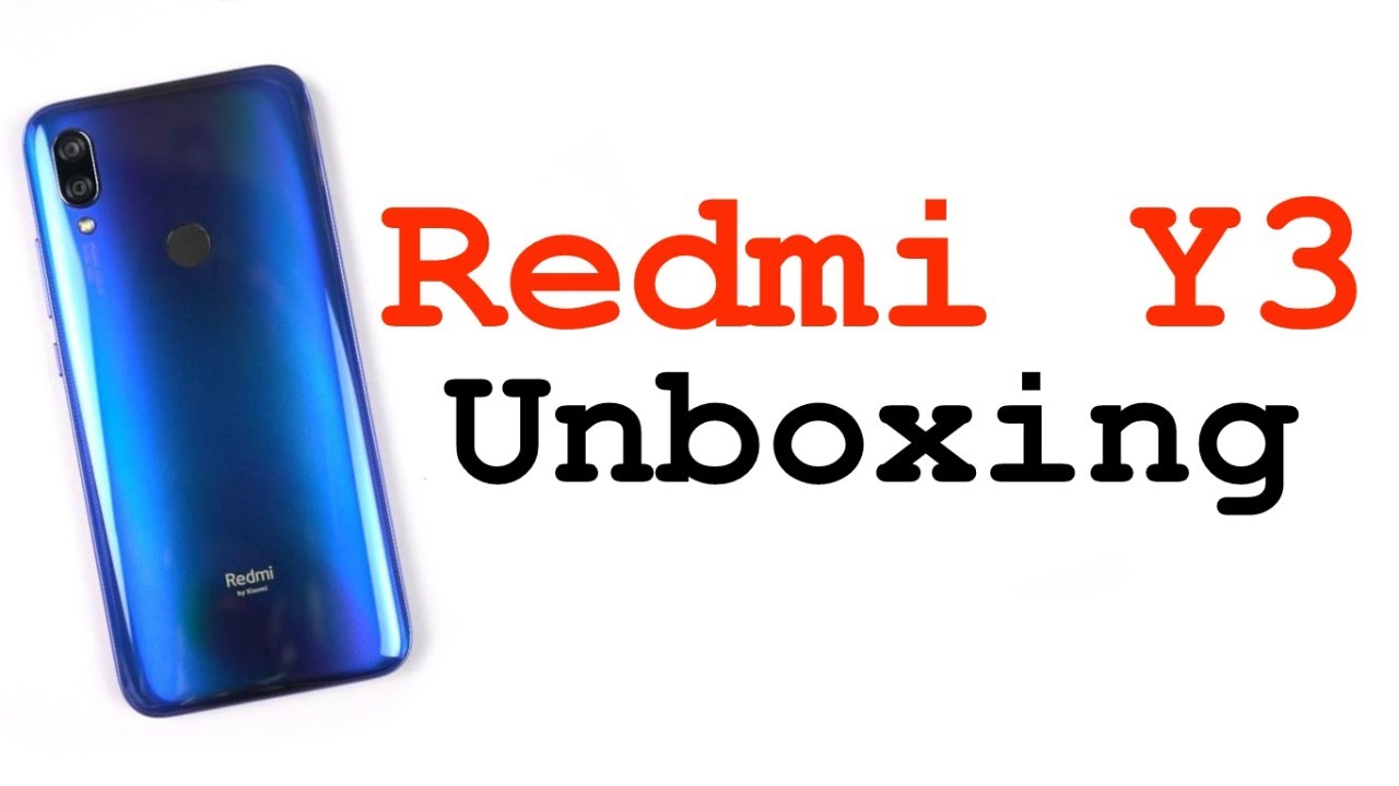 Redmi Y3 Unboxing, Specs, Price, Hands on Review