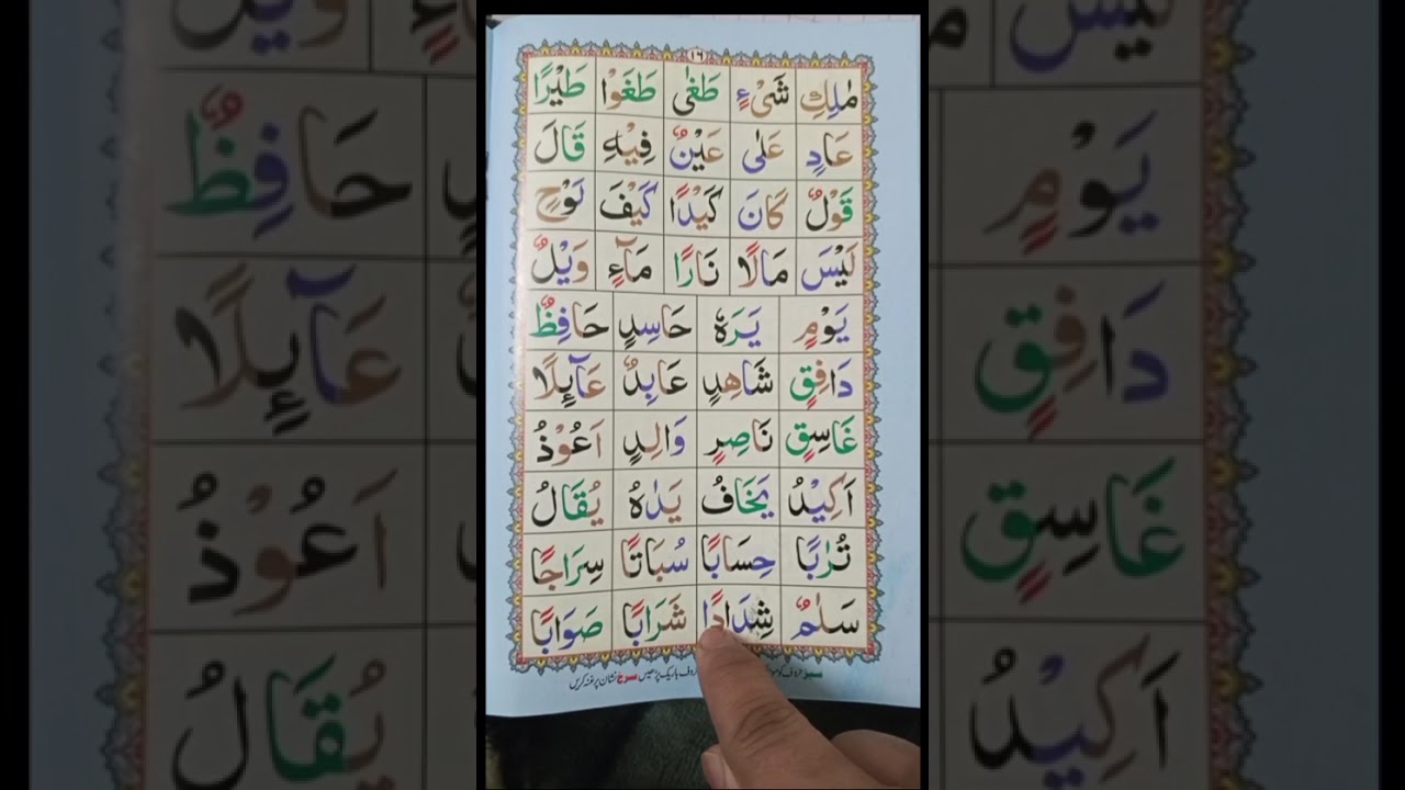 Noorani Qaida – Lesson(8) Takhti No(9)     Learn Noorani Qaida with Tajweed