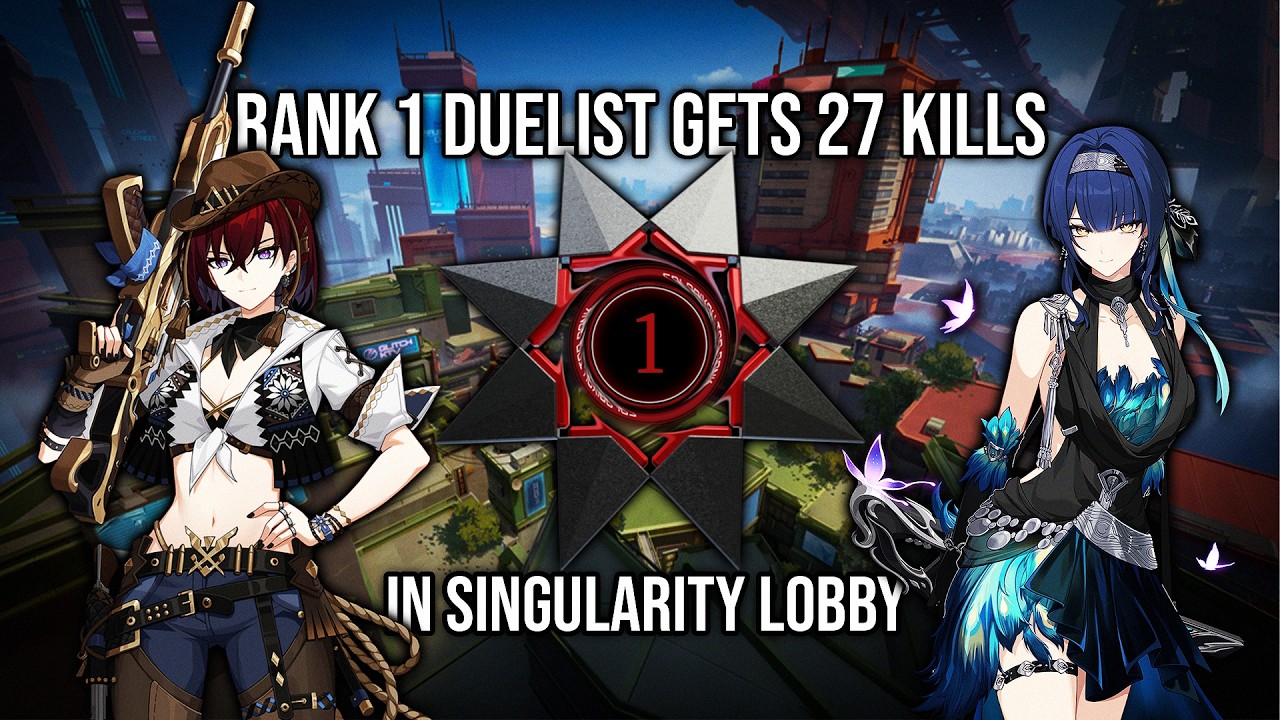 Rank 1 Duelist gets 27 Kills with Ming Flavia | Strinova