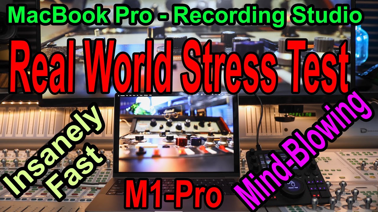 M1Pro MacBook Pro &mdash; компьютер для студии звукозаписи &mdash; умопомрачительно! Стресс-тест в реальной жизни!