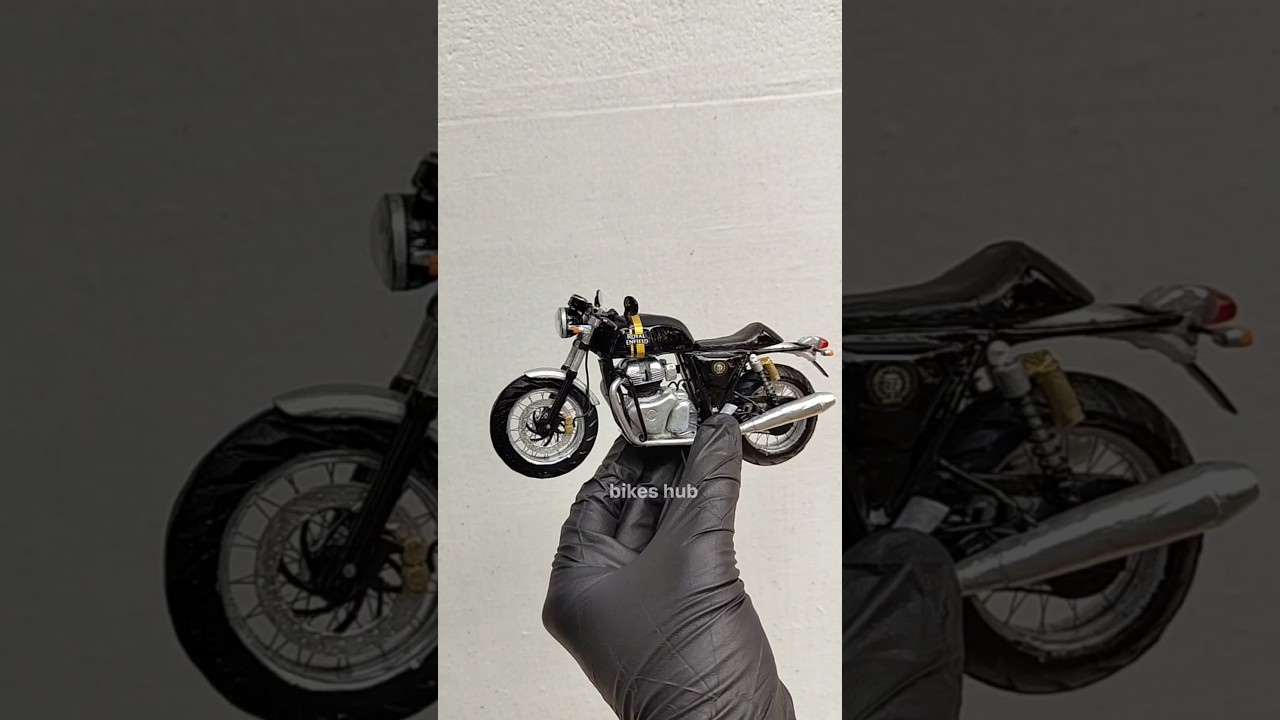 GT 650 black mini bike #bikeshub #miniature #art