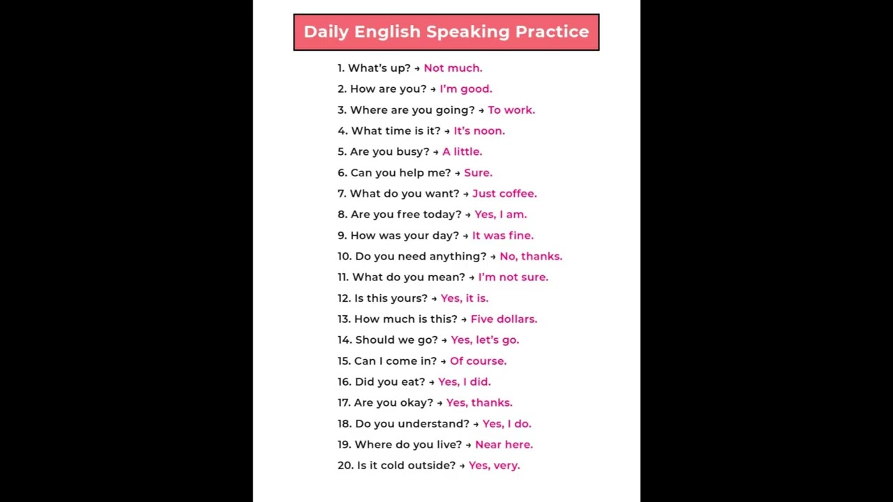 Daily English Speaking Practices #english #Shorts #love #short #shortvideo #trending #youtubeshorts