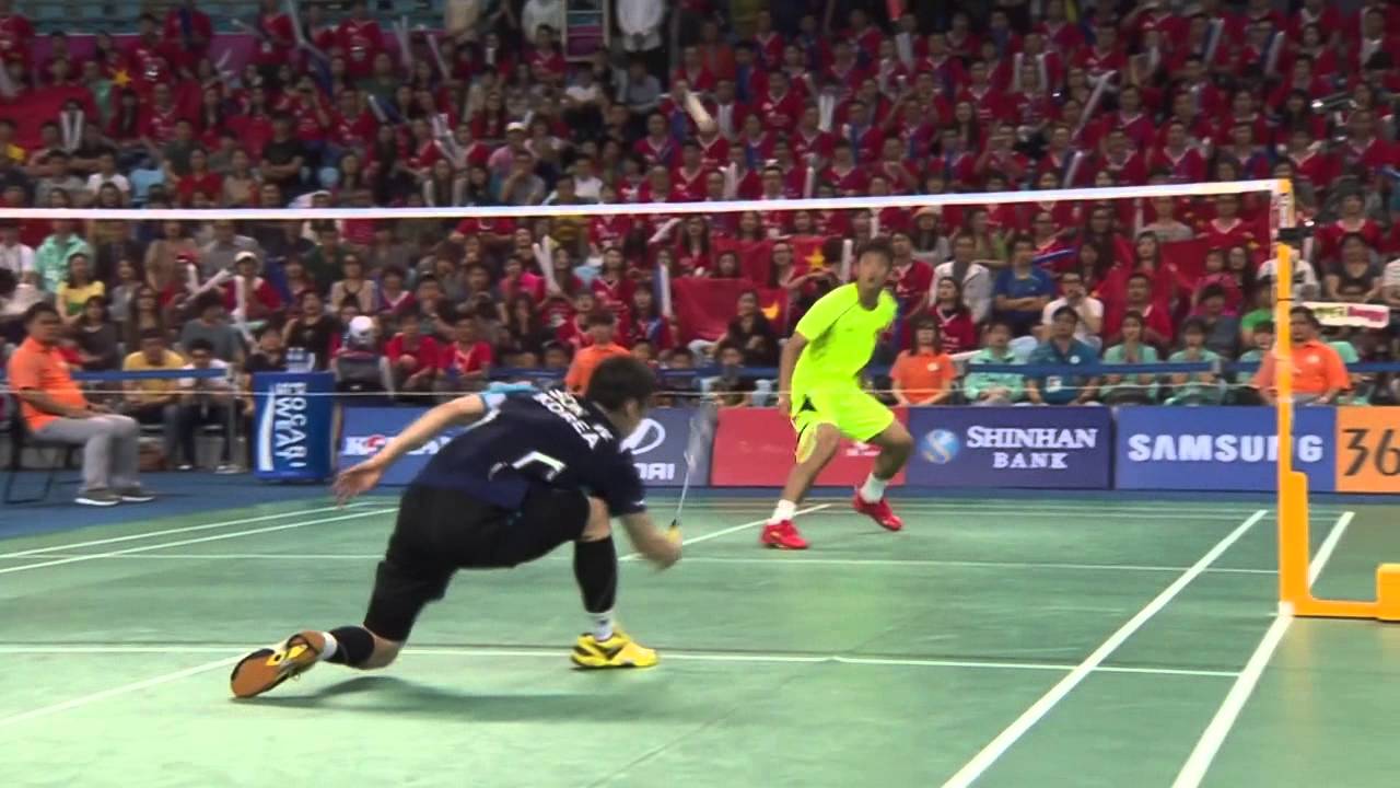 [HD] 2014 Asian Games - MT - F - MS1 - SON Wan Ho (KOR) vs CHEN Long (CHN)