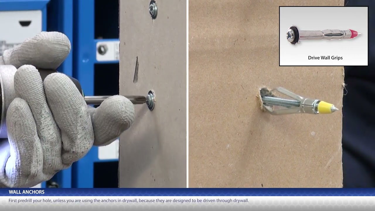 Wall Anchors - Alligator, Toggler, E-Z Toggle, Drive Wall Grips and Snaptoggler