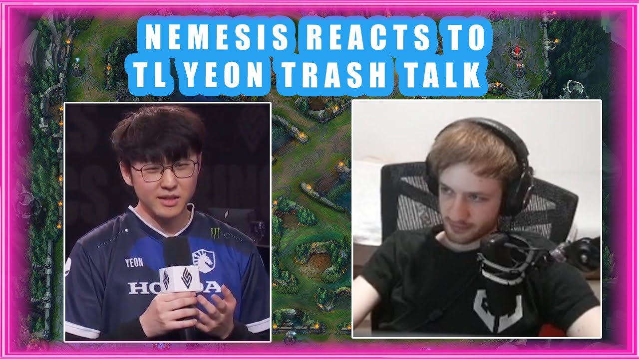 Nemesis Reacts to TL YEON TRASH TALKING BWIPO and INSPIRED 👀