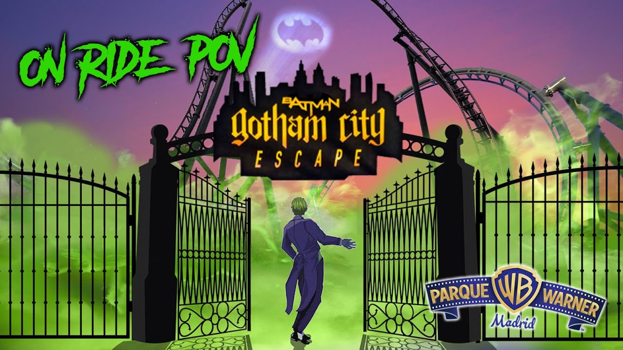 Batman Gotham City Escape | On Ride POV | Parque Warner