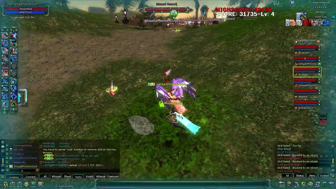 KNIGHT ONLINE  SERVER OREADS PK ARCHER VIOLENTOOOOOOO