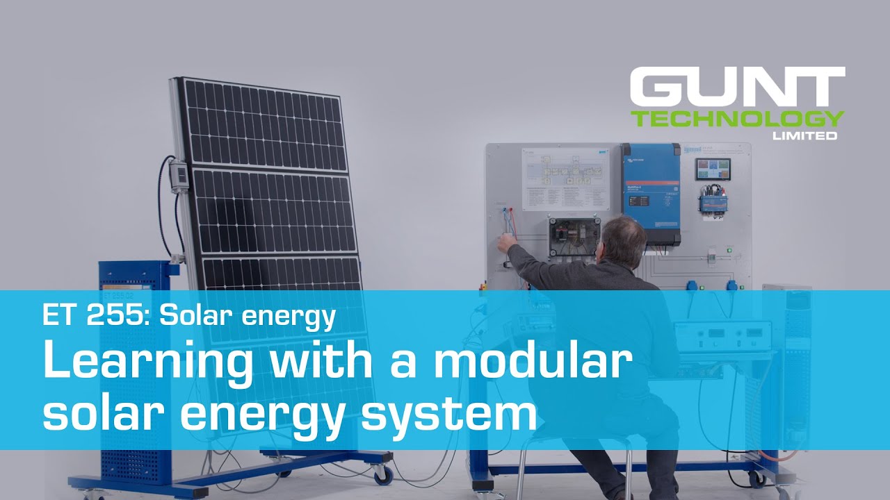 Innovative teaching methods for renewable energies: ET 255, a modular solar energy system
