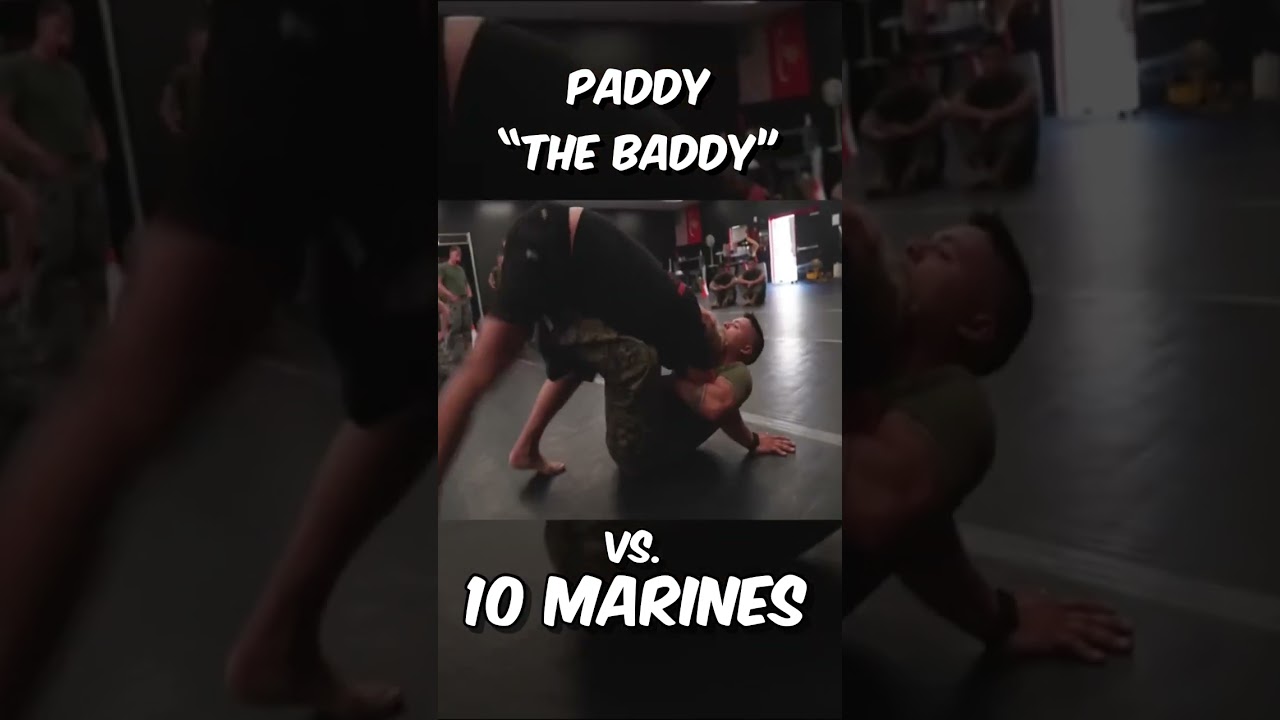 UFC fighter BEATS 10 Marines 👀 #shorts