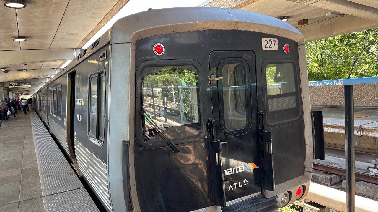 [FULL RIDE] MARTA CQ311 #227 on the Blue line to Indian Creek