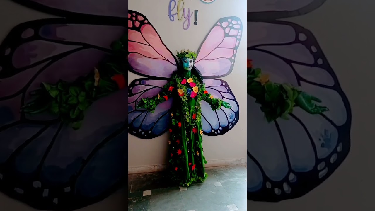 fancy dress competition Nature makeup ❤️ #viralvideo #shortvideo