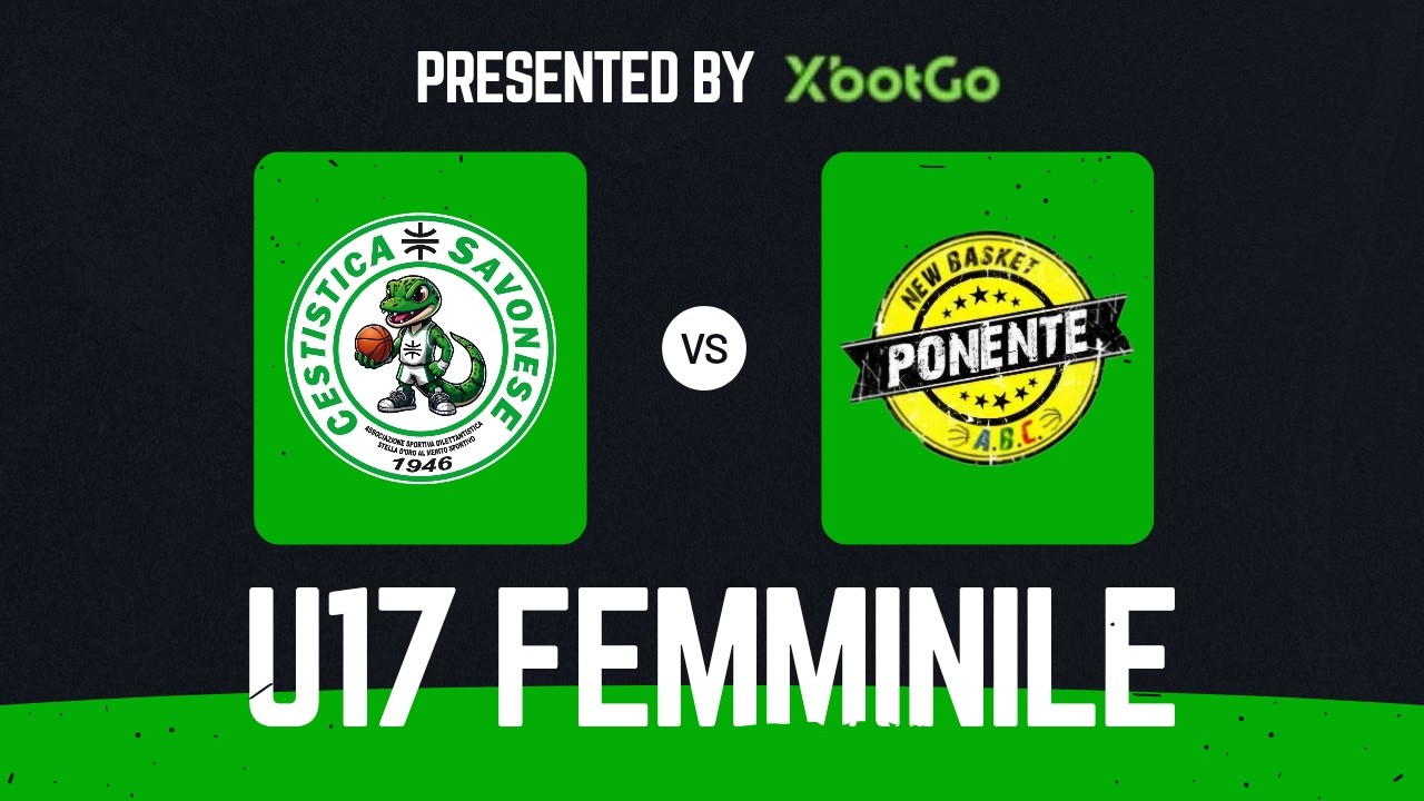 CESTISTICA SV - NEW BASKET ABC PONENTE | U17 FEMMINILE