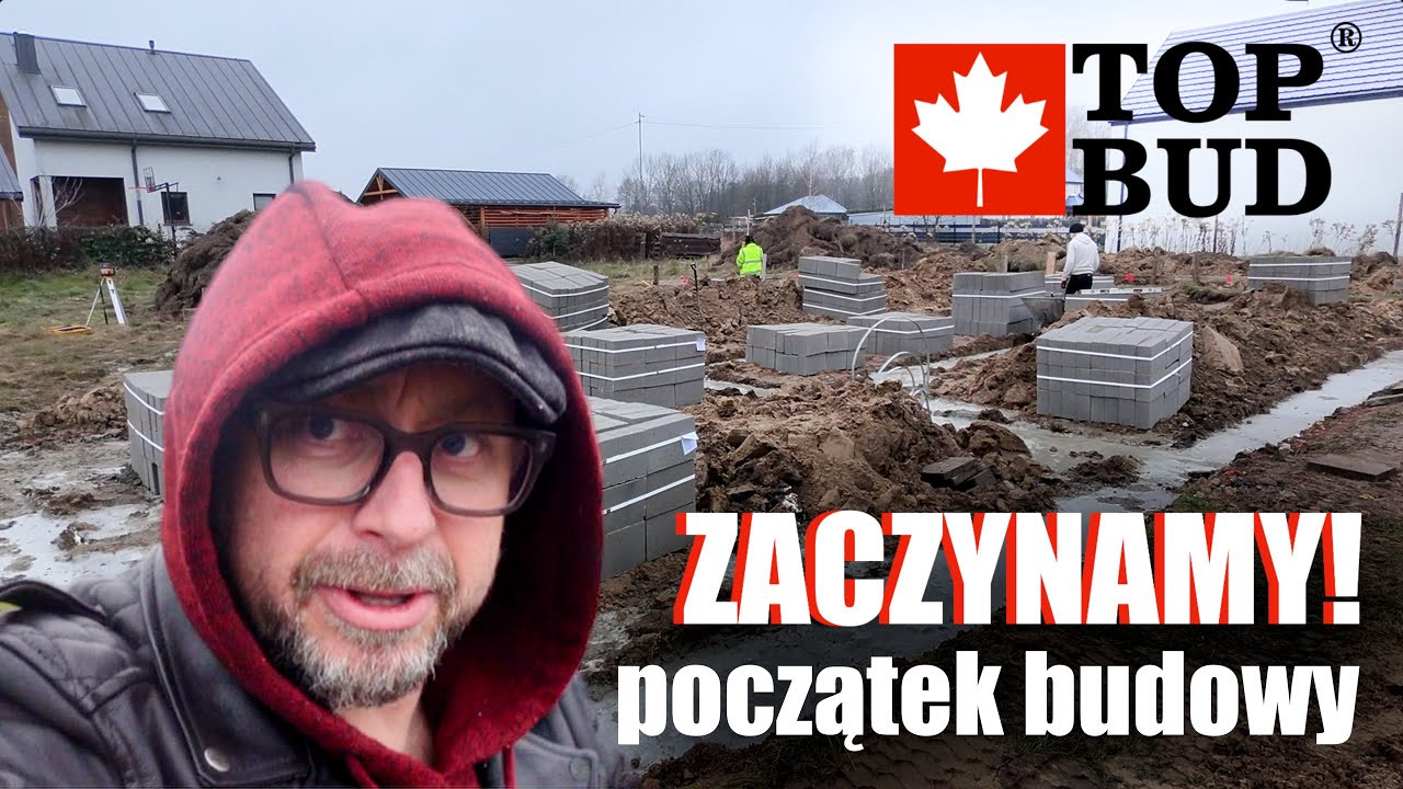 Pierwsze cztery dni budowy nowego domu szkieletowego w Otwocku