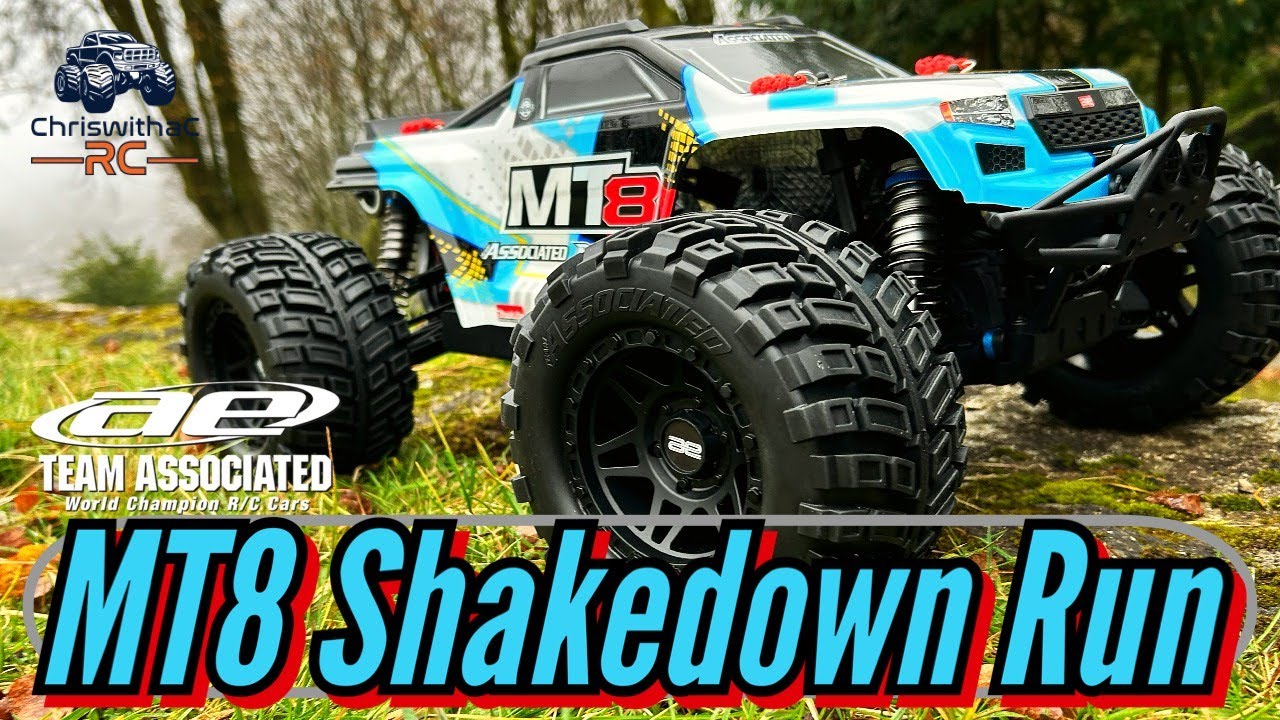 Thrilling Shakedown Run of the Team Associated MT8 Monster Truck!