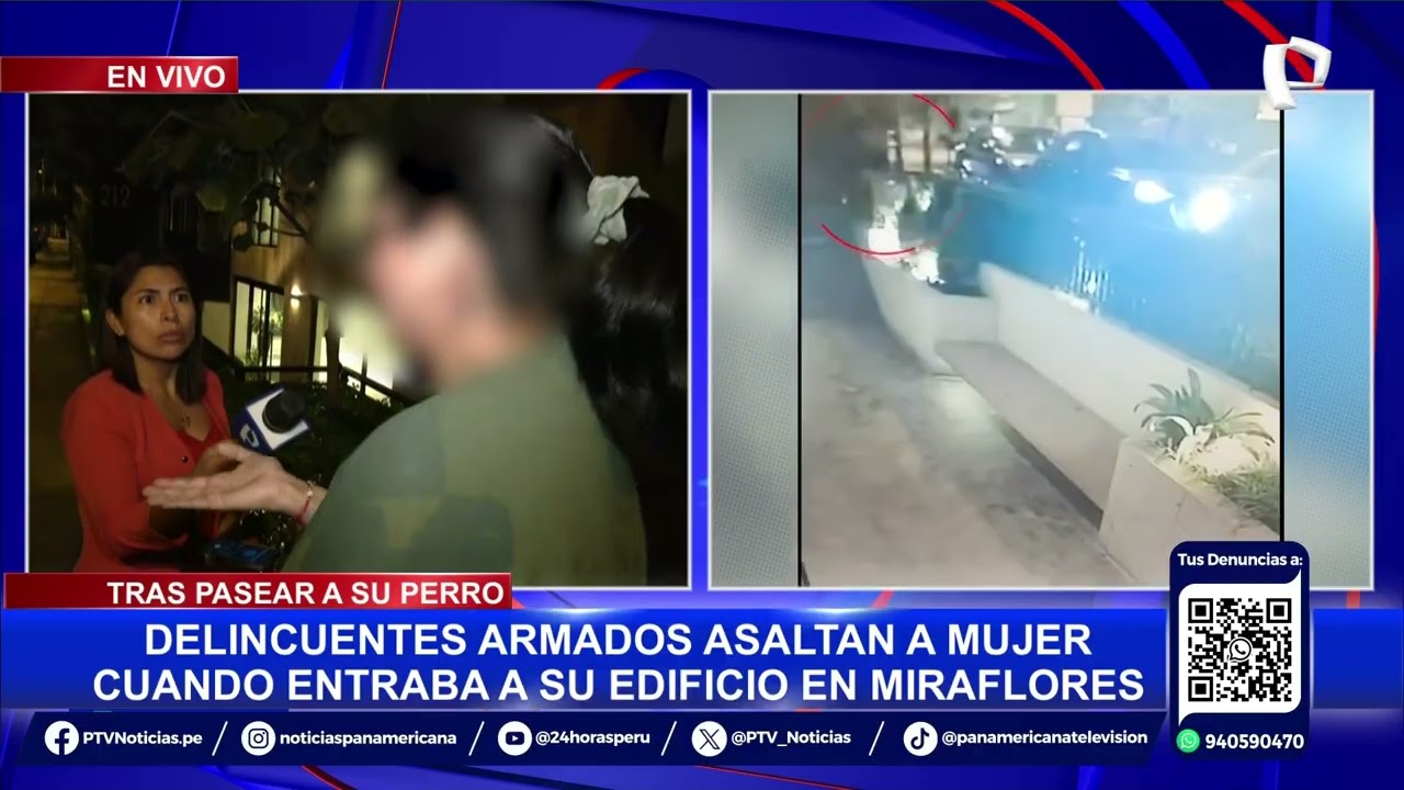 Miraflores: Delincuentes asaltan a mujer dentro de edificio habitacional