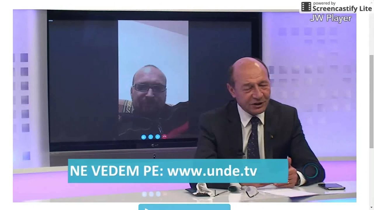 Dorin Chirilescu   in direct cu Traian Basescu la Unde.tv