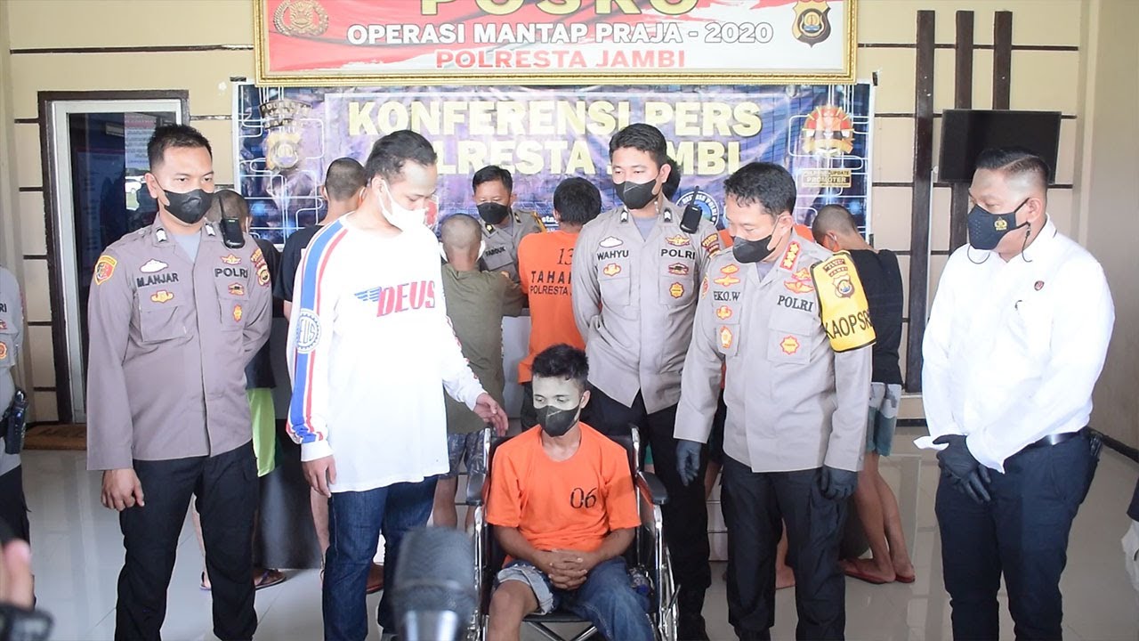 KONFERENSI PERS PENANGKAPAN KOMPLOTAN G3NG MOTOR